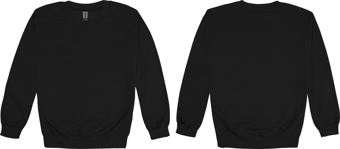 Adult Heavy Blend Crewneck Sweatshirt (FRONT & BACK)