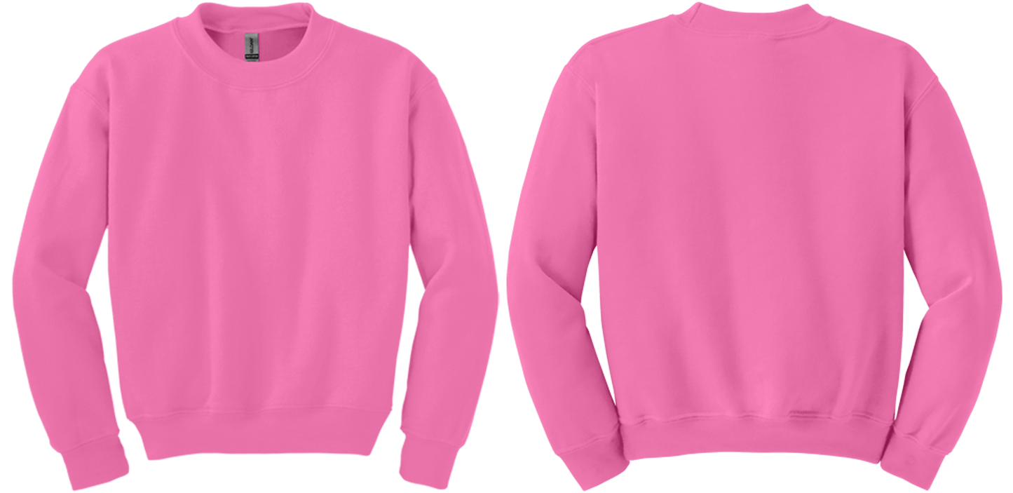 Youth Heavy Blend Crewneck Sweatshirt (FRONT & BACK)