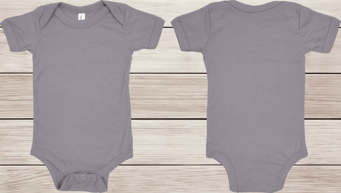 Bella + Canvas Infant Short Sleeve Onesie (FRONT & BACK)