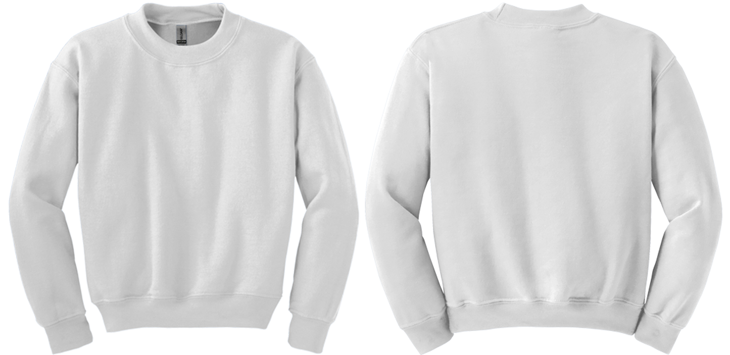 Youth Heavy Blend Crewneck Sweatshirt (FRONT & BACK)