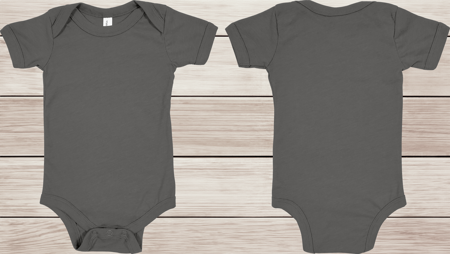 Bella + Canvas Infant Short Sleeve Onesie (FRONT & BACK)