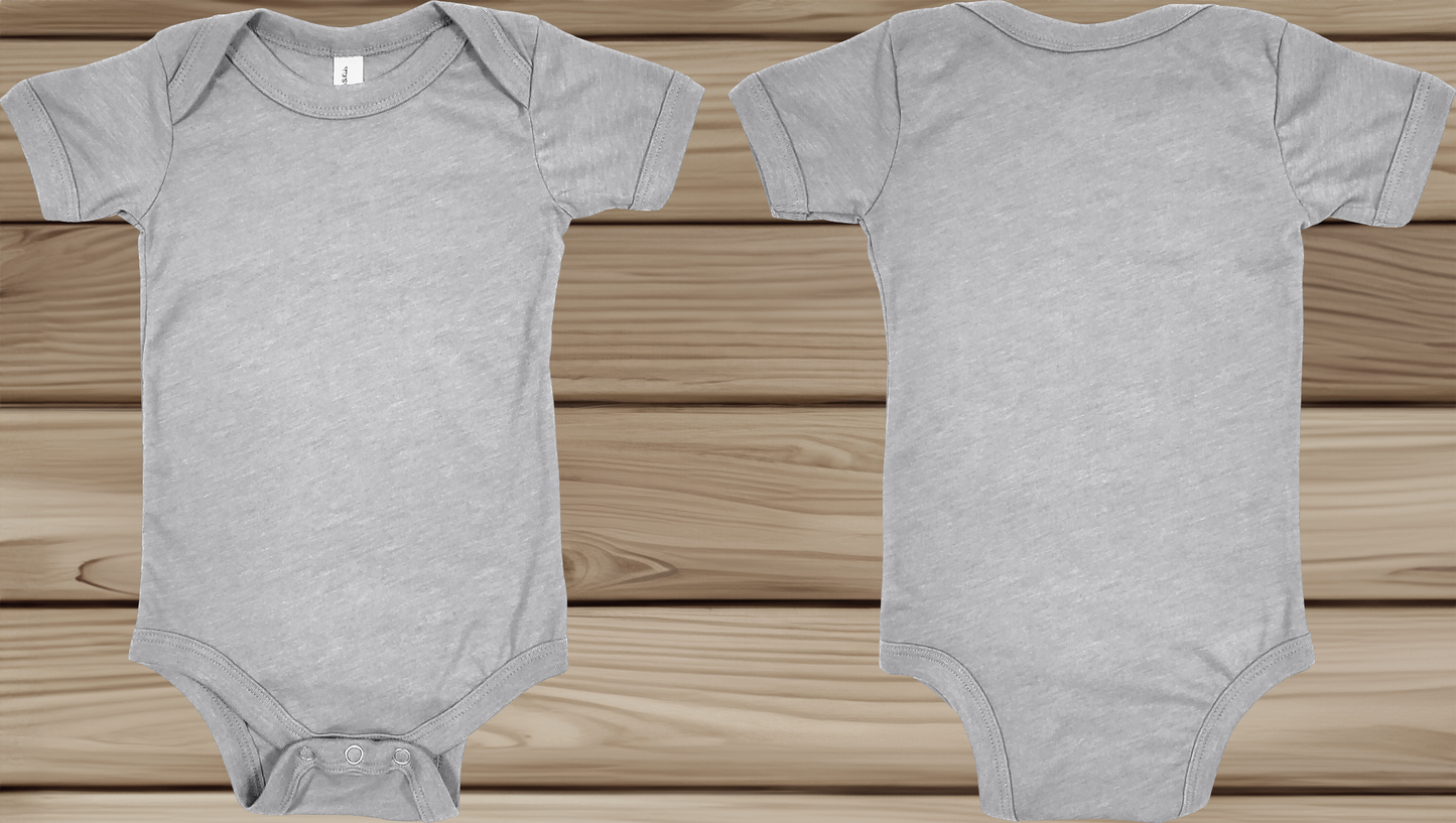 Bella + Canvas Infant Short Sleeve Onesie (FRONT & BACK)