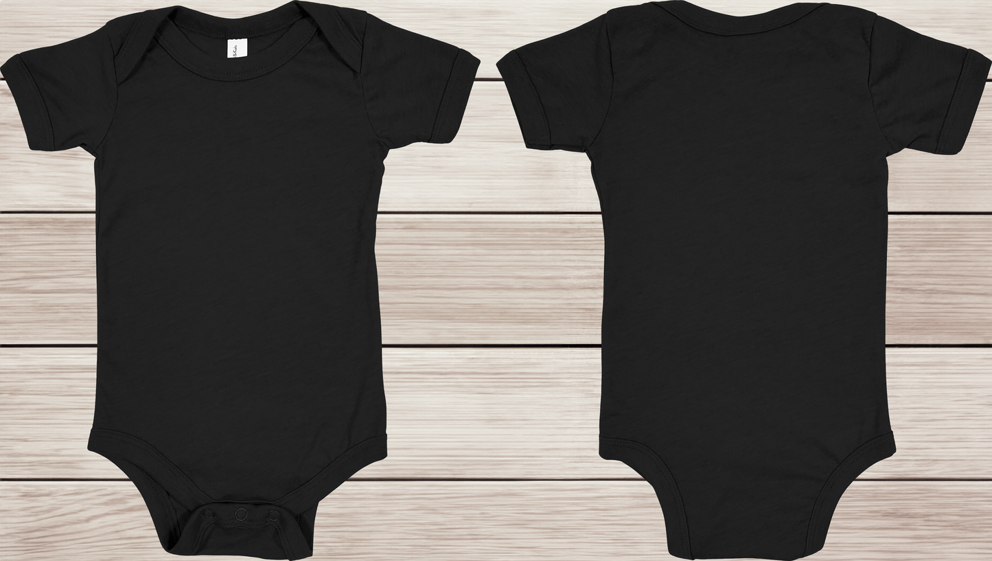 Bella + Canvas Infant Short Sleeve Onesie (FRONT & BACK)