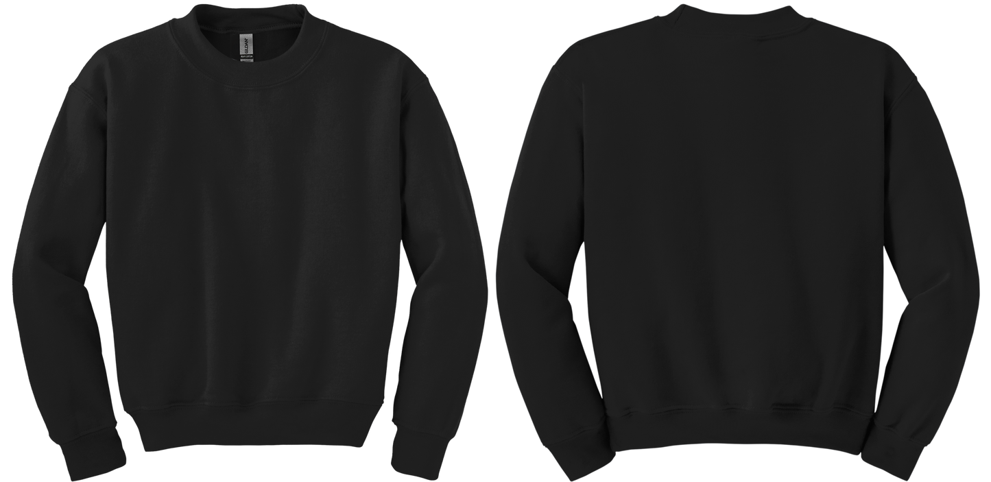 Youth Heavy Blend Crewneck Sweatshirt (FRONT & BACK)