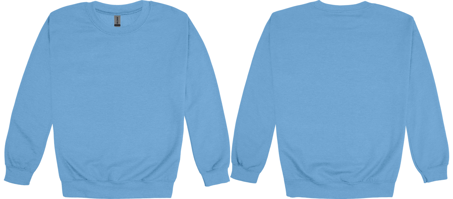 Adult Heavy Blend Crewneck Sweatshirt (FRONT & BACK)