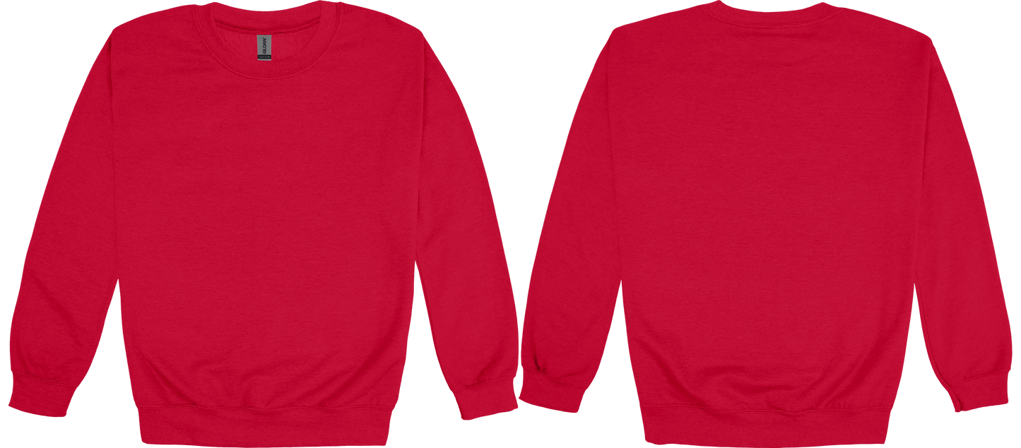 Adult Heavy Blend Crewneck Sweatshirt (FRONT & BACK)