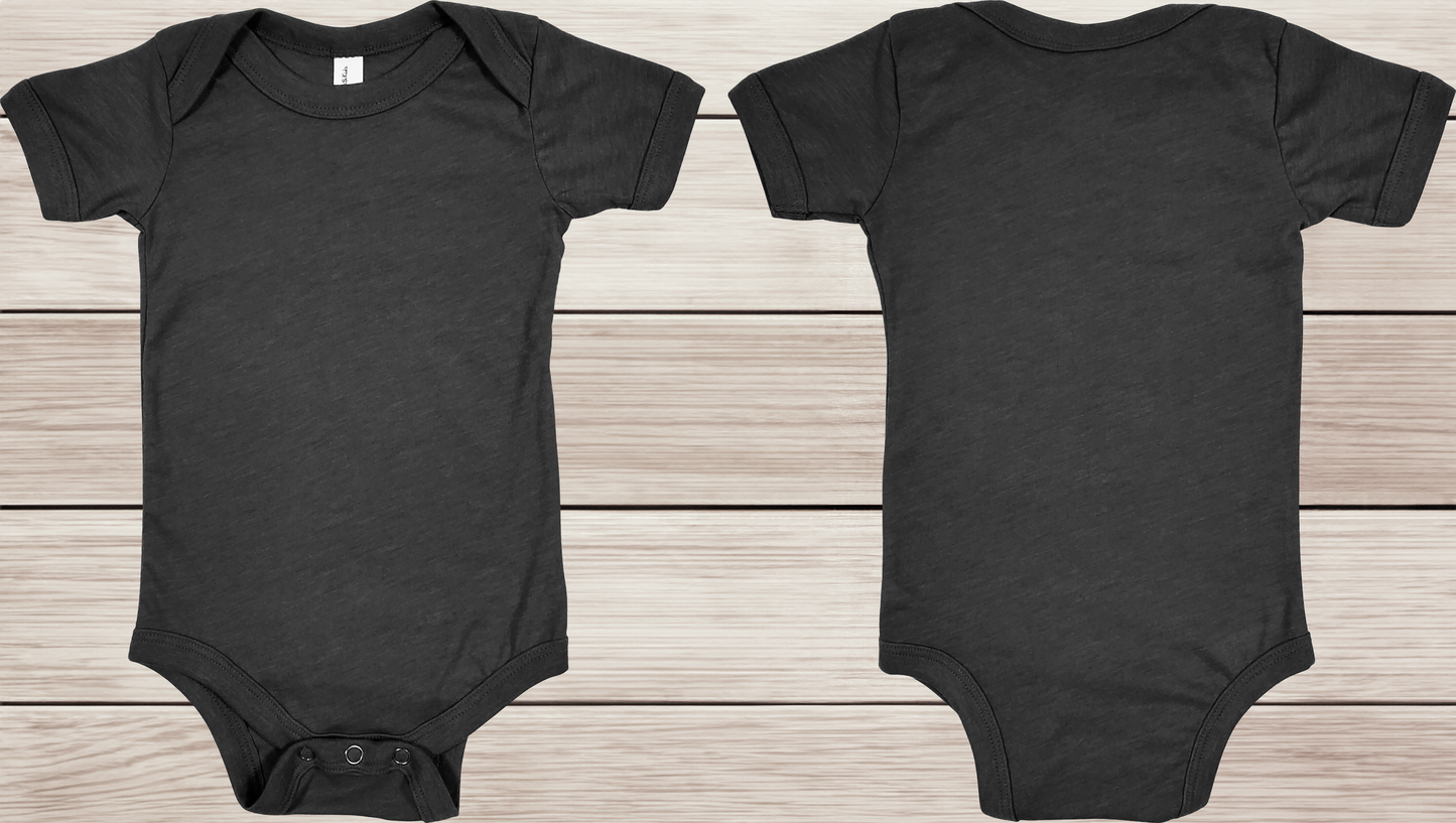Bella + Canvas Infant Short Sleeve Onesie (FRONT & BACK)