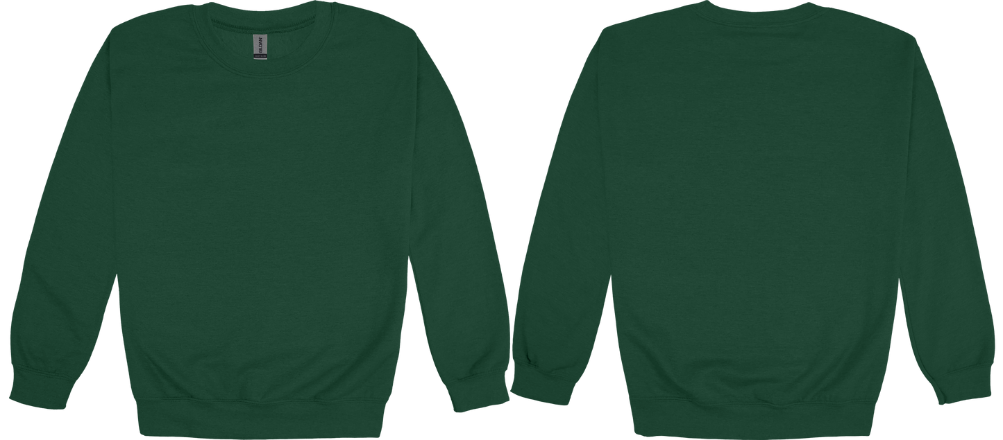Adult Heavy Blend Crewneck Sweatshirt (FRONT & BACK)