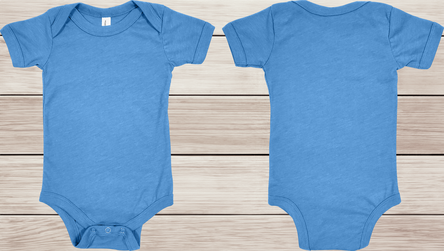 Bella + Canvas Infant Short Sleeve Onesie (FRONT & BACK)