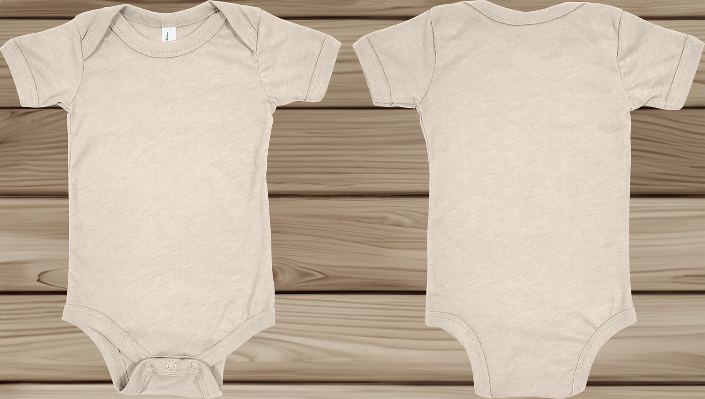 Bella + Canvas Infant Short Sleeve Onesie (FRONT & BACK)