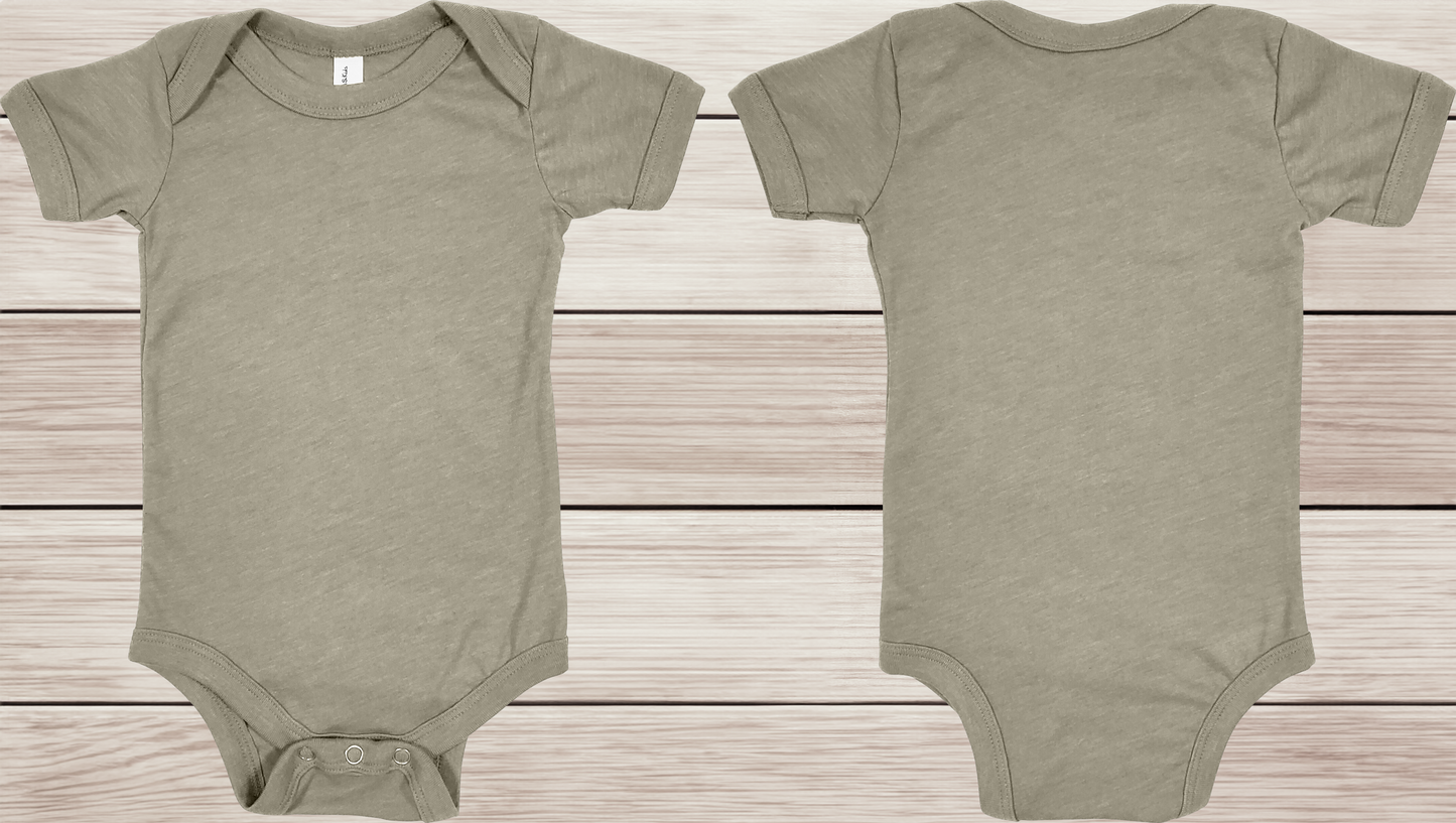 Bella + Canvas Infant Short Sleeve Onesie (FRONT & BACK)