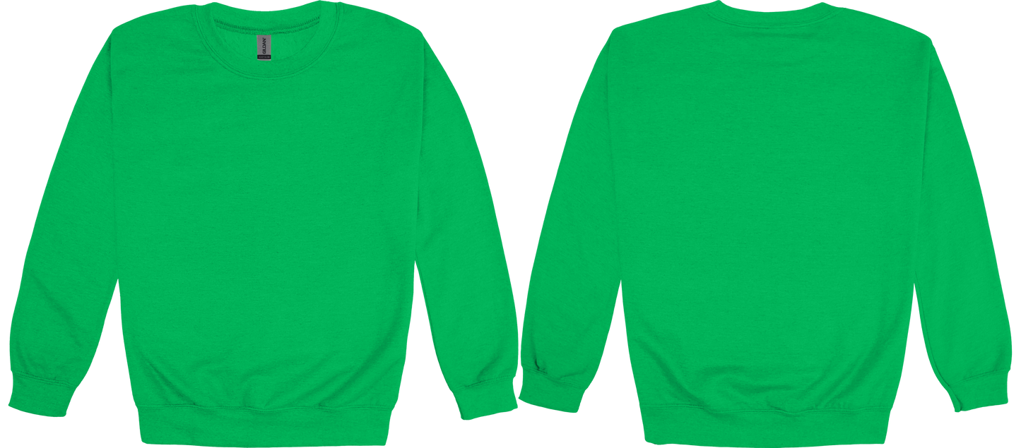 Adult Heavy Blend Crewneck Sweatshirt (FRONT & BACK)