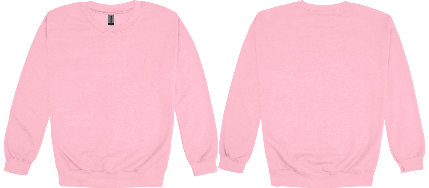 Adult Heavy Blend Crewneck Sweatshirt (FRONT & BACK)