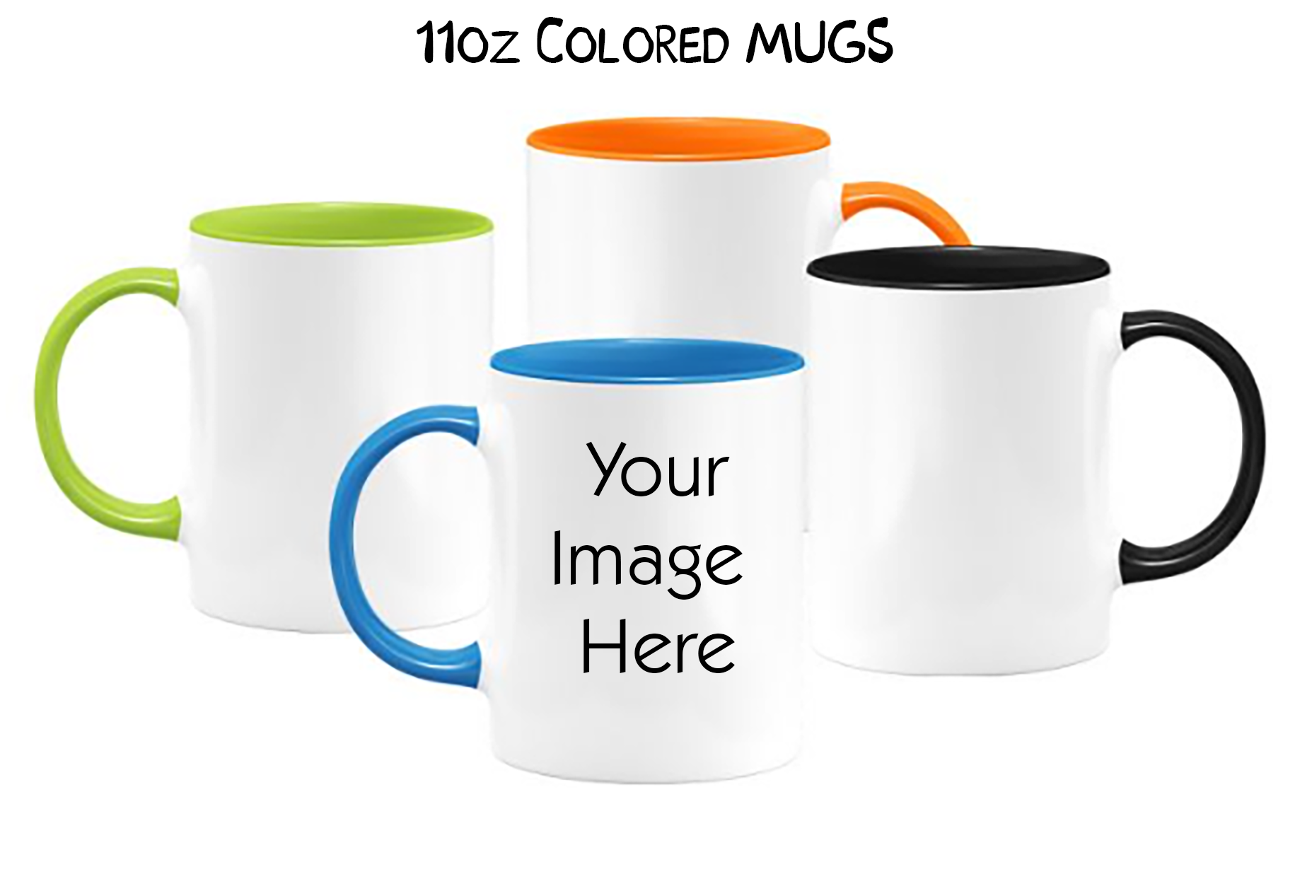 11oz Colored Mugs