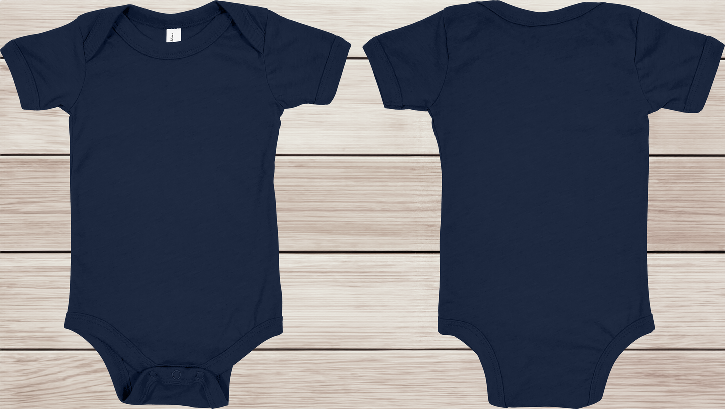Bella + Canvas Infant Short Sleeve Onesie (FRONT & BACK)