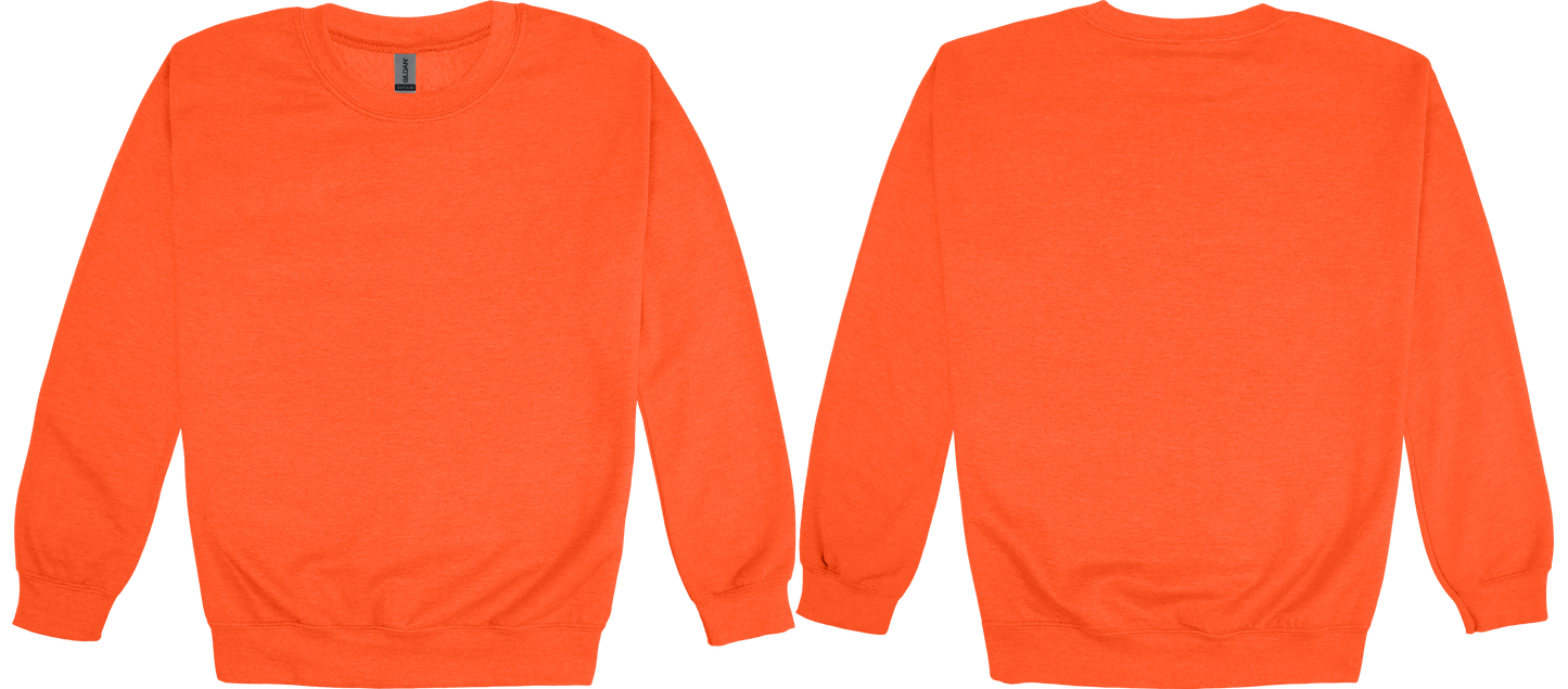 Adult Heavy Blend Crewneck Sweatshirt (FRONT & BACK)
