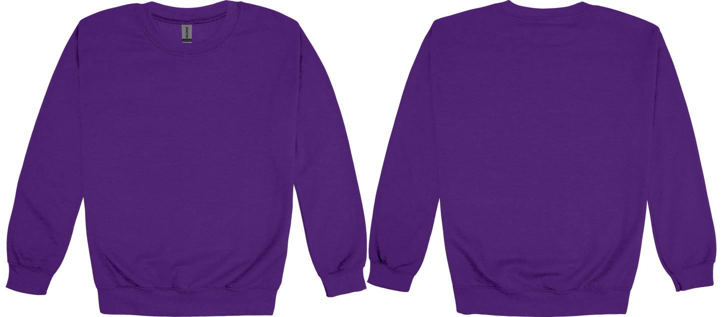 Adult Heavy Blend Crewneck Sweatshirt (FRONT & BACK)