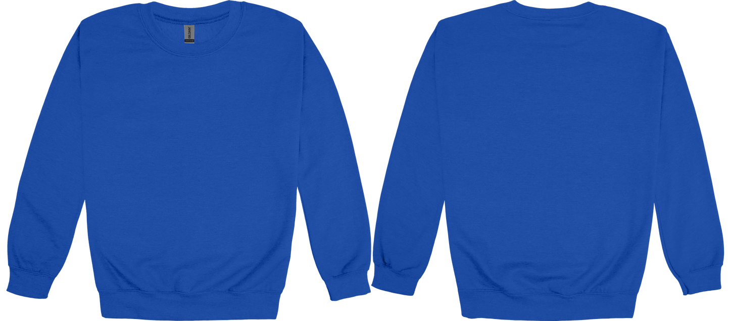 Adult Heavy Blend Crewneck Sweatshirt (FRONT & BACK)