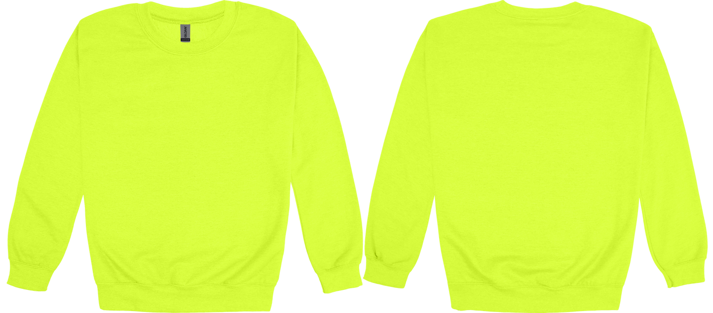 Adult Heavy Blend Crewneck Sweatshirt (FRONT & BACK)