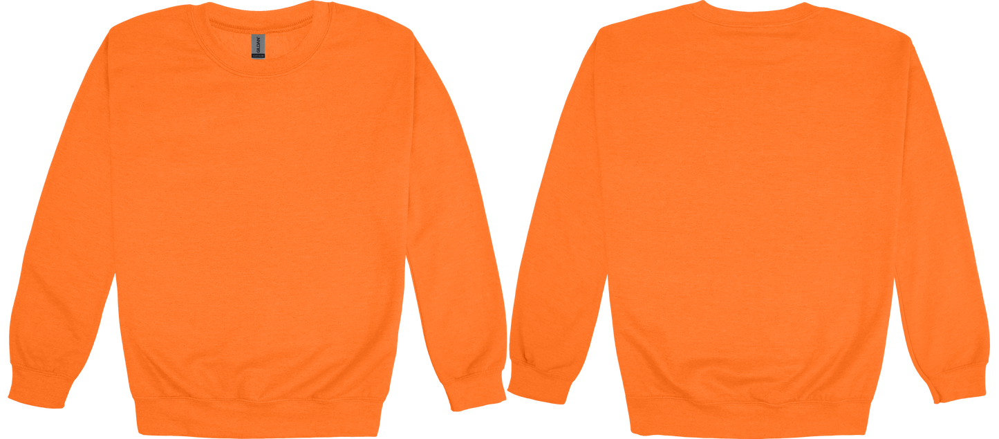 Adult Heavy Blend Crewneck Sweatshirt (FRONT & BACK)