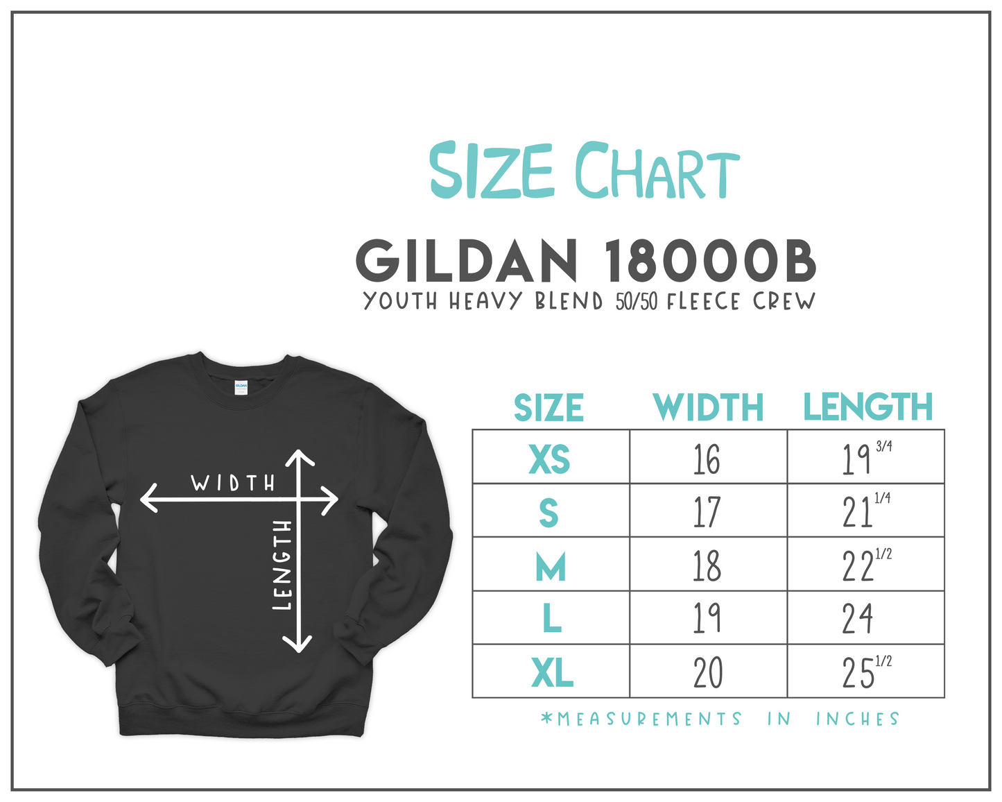 Youth Heavy Blend Crewneck Sweatshirt (BACK)