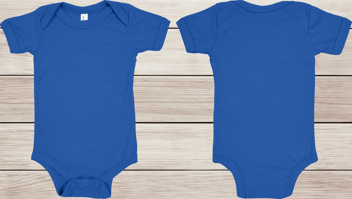 Bella + Canvas Infant Short Sleeve Onesie (FRONT & BACK)