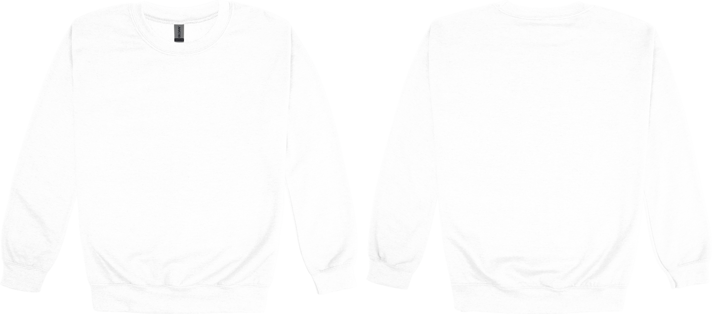 Adult Heavy Blend Crewneck Sweatshirt (FRONT & BACK)