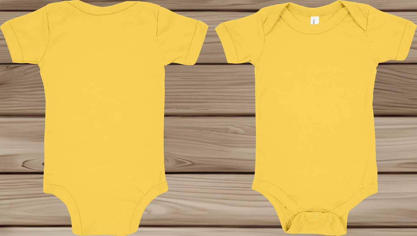 Bella + Canvas Infant Short Sleeve Onesie (FRONT & BACK)